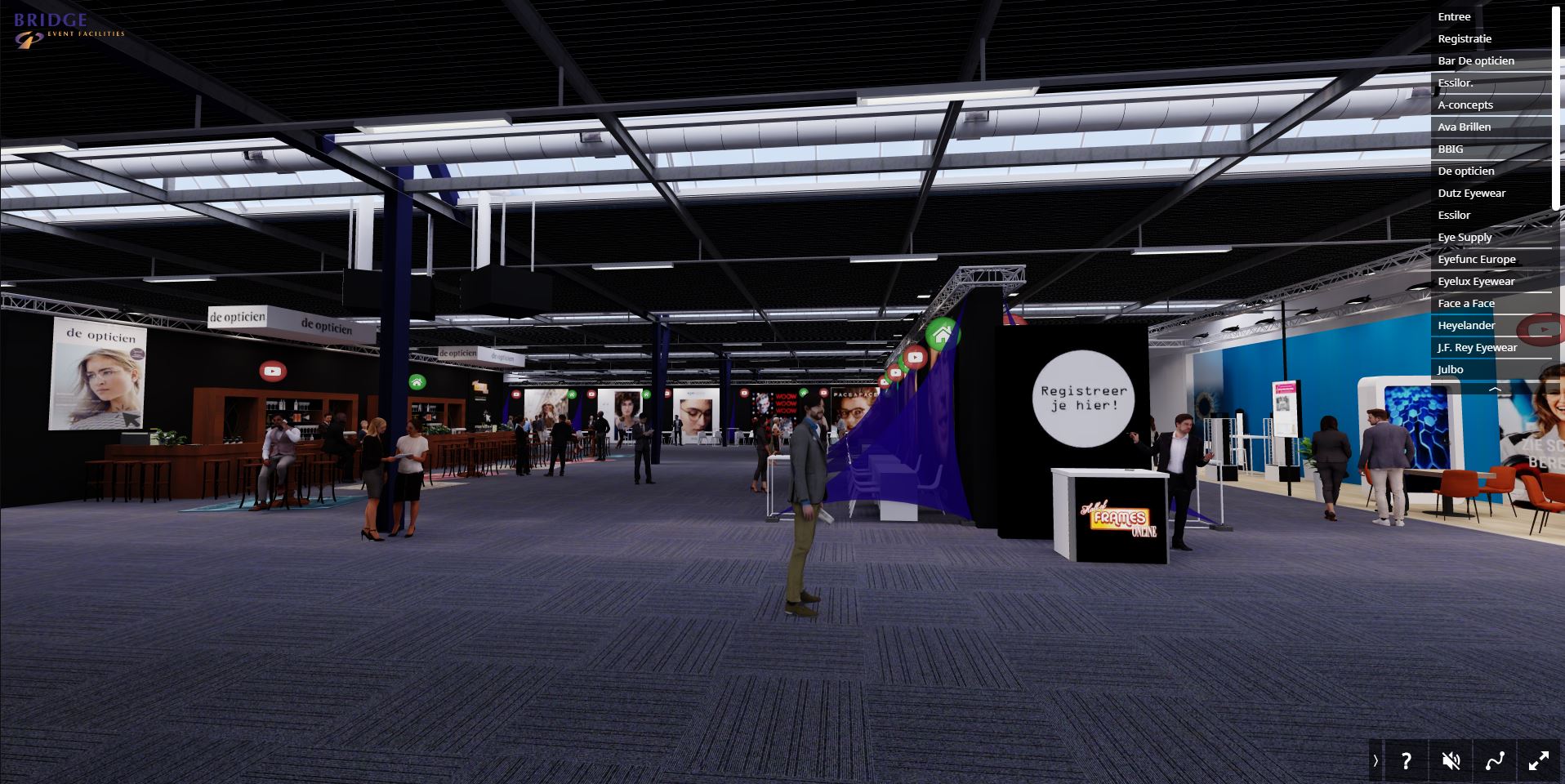 online beurs in virtual reality